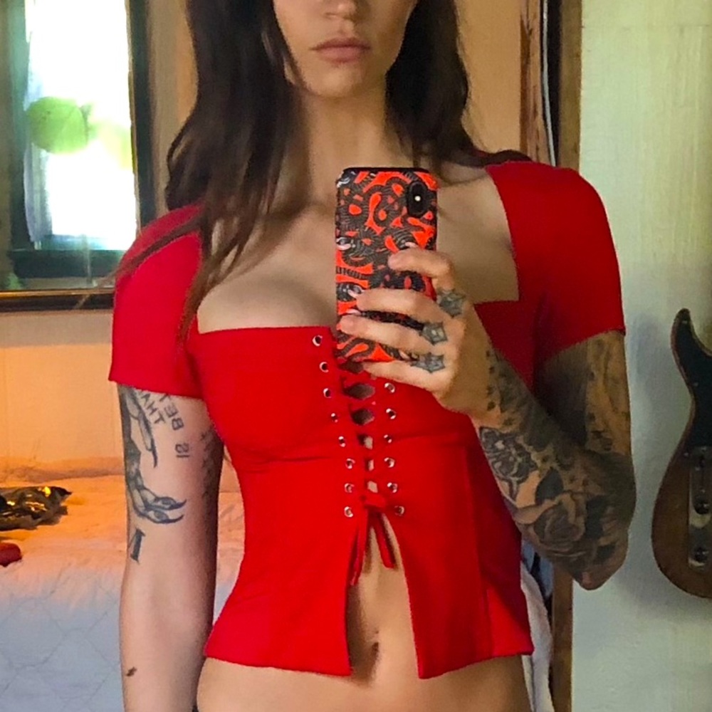 I.am.Gia corset top, barely used.